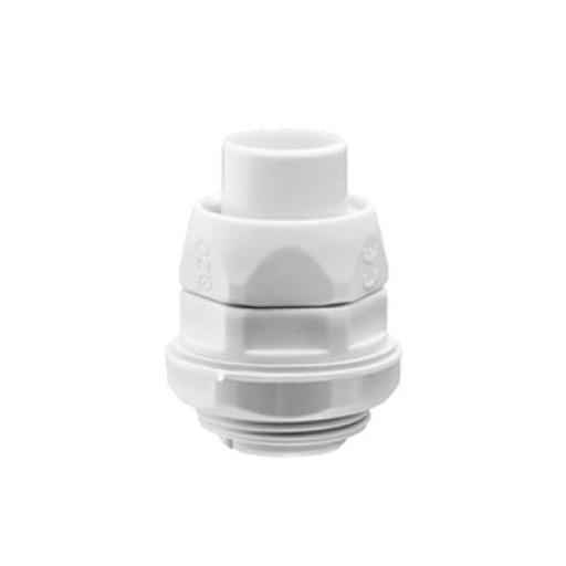[GEWISS_DX-54-032] Gewiss Conector (Racor) de tubería flexible a caja, PVC Auto-Extinguible de 32 mm, IP55