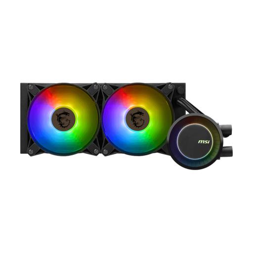 [MSI_MAG CORELIQUID E240] VENTILADOR P/CPU MSI (MAG CORELIQUID E240) ARGB, ENFRIAMIENTO LIQUIDO, 2 FAN, 240MM, NEGRO
