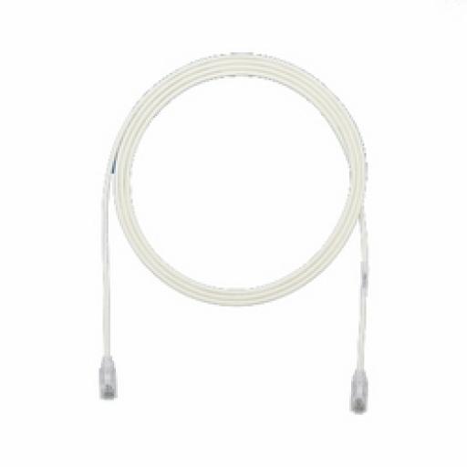 [PANDUIT_UTP28SP11] Panduit Cable de Parcheo TX6, UTP Cat6, Diámetro Reducido (28AWG), Color Blanco Mate, 11 ft
