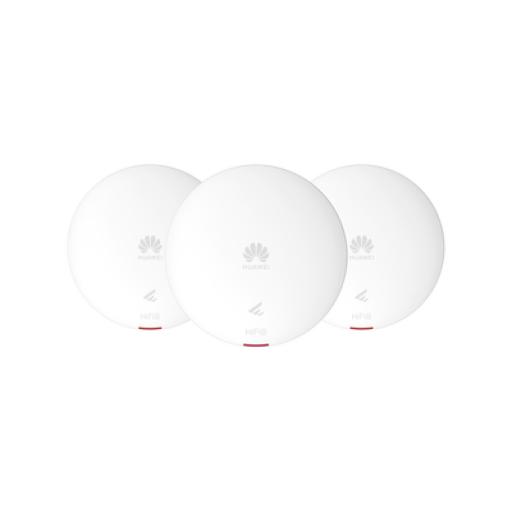 [HUAWEI_AP361-KIT-3] Huawei Kit de 3 - Punto de Acceso Wi-Fi 6 /  1.775 Gbps / MU-MIMO 2x2:2 (2.4GHz y 5GHz) / Smart Antenna 20% más cobertura / Instalación en techo y pared / Seguridad WP3 / Con Administración Gratuita desde la Nube