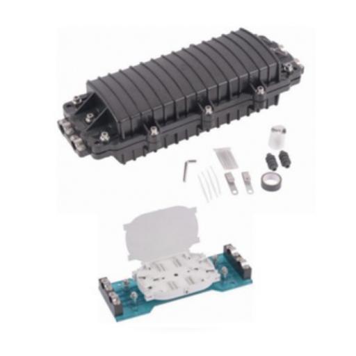 [LINKEDPROBYEPCOM_LP-SCH96-2] LINKEDPRO BY EPCOM Caja de Distribución de Fibra Óptica Horizontal, hasta 96 empalmes, Exterior IP68, 2 puertos de entrada y salida 