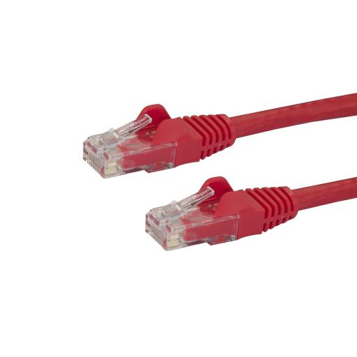 [STARTECH.COM_N6PATCH6RD] StarTech.com CABLE DE RED DE 1.8M ROJO CAT6 6 ETHERNET GIGABIT SIN ENGANCHES
