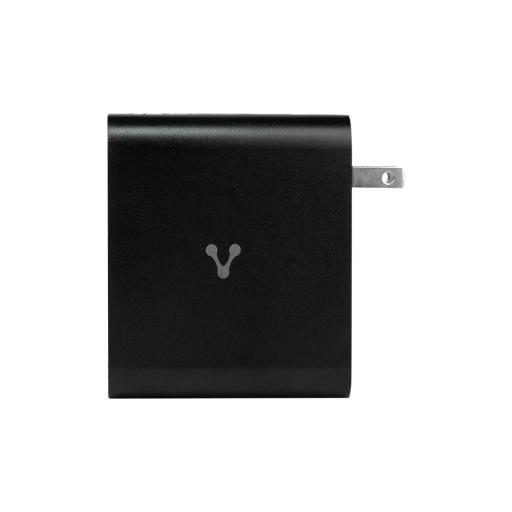 [VORAGO_AU-600] Vorago CARGADOR DE PARED VORAGO TIPO C/100W/5 PTOS/QUICK CHARGE 3.0 NEGRO (AU-600)
