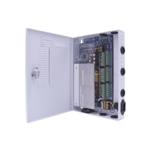 [EPCOM_XP18DC30UD] Epcom Fuente de poder profesional 11-15 V / 18 canales / 30 A / Hasta 1.85 Amperes por Salida / Protección Contra OV, OC, SC, / Filtro de Ruido por canal