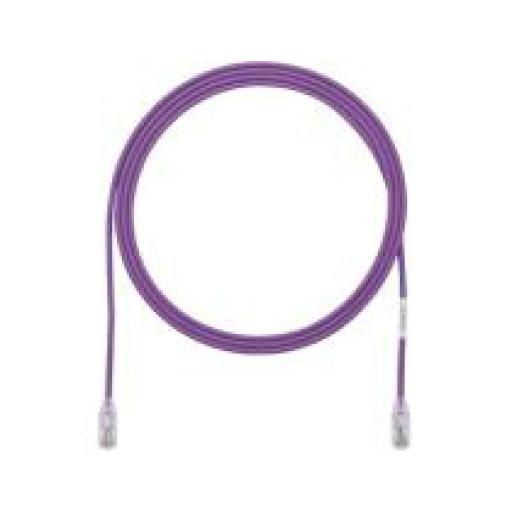 [PANDUIT_UTP28SP0.2MVL] Panduit Cable de Parcheo TX6, UTP Cat6, Diámetro Reducido (28AWG), Color Violeta, 20cm