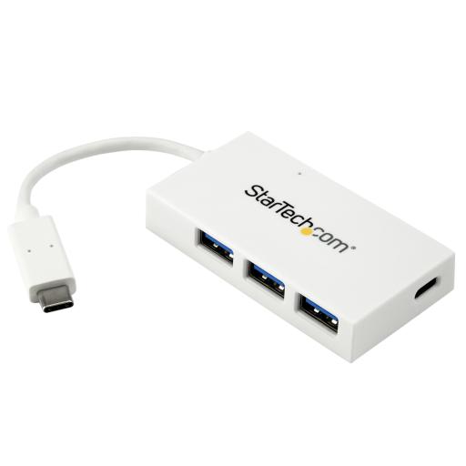 [STARTECH.COM_HB30C3A1CFBW] StarTech.com HUB CONCENTRADOR USB 3.0 4 PUER TOS USB C Y USB A BLANCO