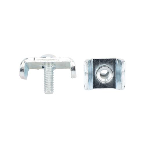 [CHAROFIL_MG-51-KIT1PLUSEZ] CHAROFIL Kit 1 con Nuevo Diseño Para Unir Tramos de Charolas Con acabado Electro Zinc (2 Piezas)