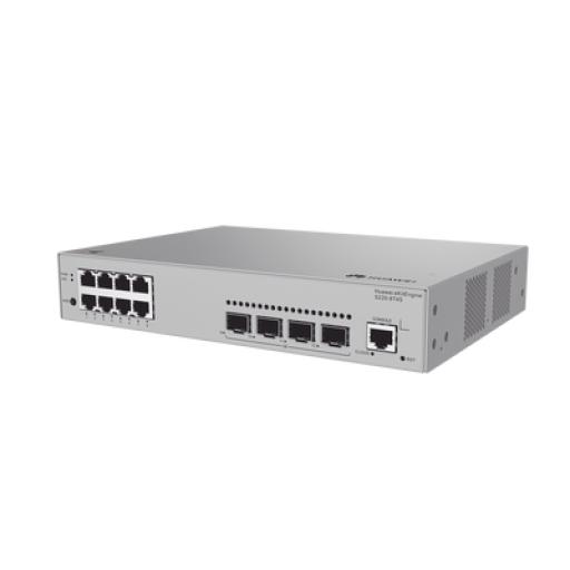 [HUAWEI_S2208T4S] Huawei Switch Gigabit Administrable Capa 2 / 8 puertos 10/100/1000 Mbps / 4 Puertos SFP Uplink / Administración Nube Gratis