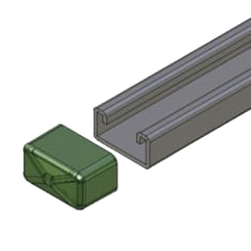 [ANCLO_ANC-HS01] ANCLO Remate Cuadrado para Unicanal 4X2.
