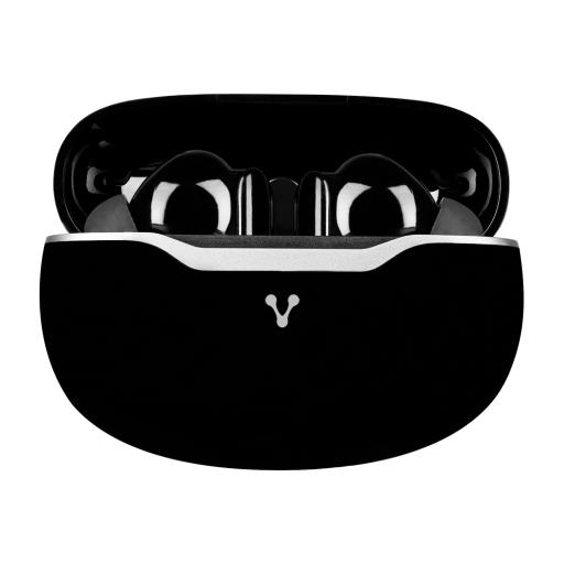 [VORAGO_ESB-450-BK] Vorago AUDIFONOS VORAGO EARBUD BT 5.3 TWS APLIC. TUYA 6HRS+3CARGAS TACTIL USB NEGRO (ESB-450-BK)