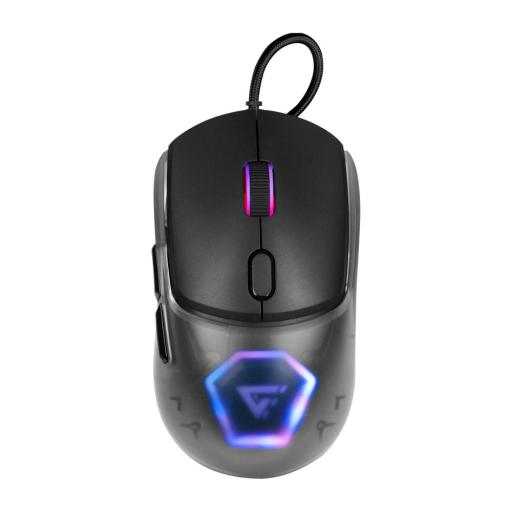 [GAMEFACTOR_MOG530-BK] Game Factor MOUSE GAME FACTOR CARCASAS INTERCAMBIABLES P3327 12K DPI RGB USB NEGRO (MOG53-BK)