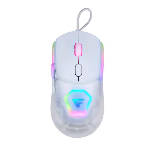 [GAMEFACTOR_MOG530-WH] Game Factor MOUSE GAME FACTOR CARCASAS INTERCAMBIABLES P3327 12K DPI RGB USB BLANCO (MOG530-WH)