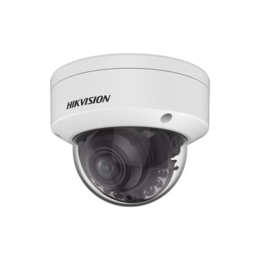 [HIKVISIONDIGITALTECHNOLOGY_DS-2CD2747G2HT-LIZS] Hikvision Digital Technology [Dual Light + ColorVu] Domo IP 4 Megapixel / Lente 3.6 - 9 mm / 40 mts IR + 40 mts Luz Blanca / WDR 130 dB / Exterior IP67 / IK10 / Captura Facial / Videoanaliticos (Filtro de Falsas Alarmas) / MicroSD