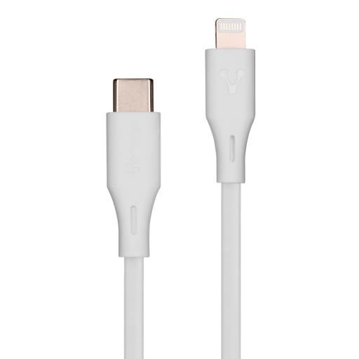 [VORAGO_CAB-CL01W] Vorago CABLE VORAGO TIPO C-  LIGHTNING 20W 1 METRO CARGA RÁPIDA  BLANCO (CAB-CL01W)
