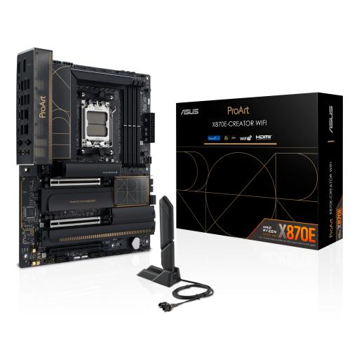 [ASUS_PROART X870E-CREATOR WIFI] Tarjeta madre ASUS ProArt X870E-Creator WiFi S-AM5 HDMI 192GB DDR5