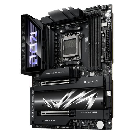 [ASUS_ROG CROSSHAIR X870E HERO] MOTHERBOARD ASUS (ROG CROSSHAIR X870E HERO) SOCKET AM5,PCI-E 5.0,4*DDR5,HDMI,2*USB4,WIFI7,ATX