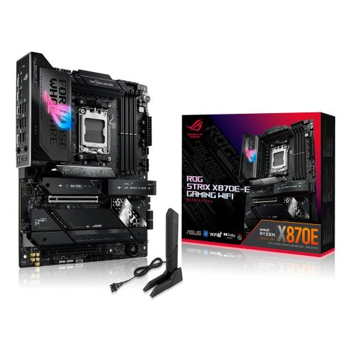 [ASUS_ROG STRIX X870E-E GAMING WIFI] Tarjeta madre ASUS ROG STRIX X870E-E GAMING WIFI S-AM5 HDMI 192GB DDR5