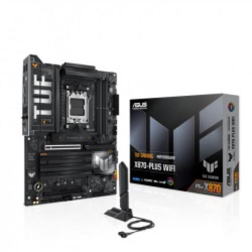 [ASUS_TUF GAMING X870-PLUS WIFI] Tarjeta madre ASUS TUF GAMING X870-PLUS WIFI S-AM5 AMD X870 HDMI 192GB