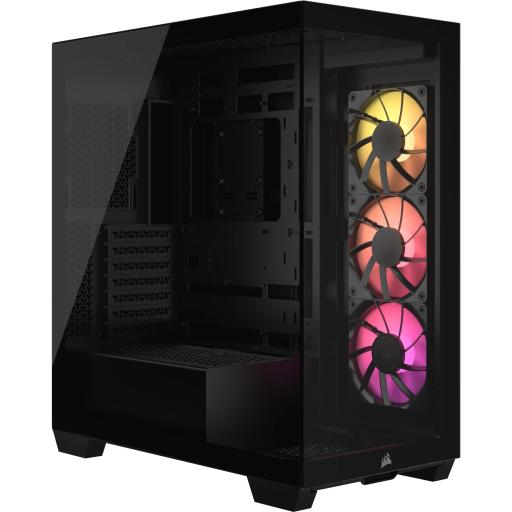 [CORSAIR_CC-9011278-WW] GABINETE CORSAIR (CC-9011278-WW) 3500X ARGB,NEGRO,CRISTAL TEMPLADO,MED-TORRE,SIN FUENTE
