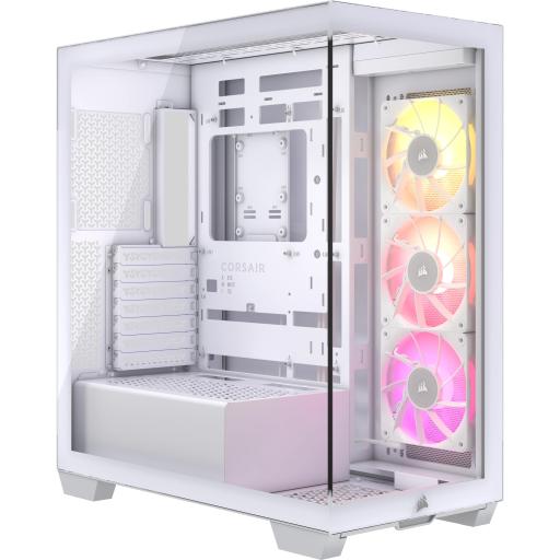 [CORSAIR_CC-9011281-WW] GABINETE CORSAIR (CC-9011281-WW) ICUE LINK 3500X RGB,BLANCO,CRISTAL TEMPLADO,MED-TORRE,SIN FUENTE