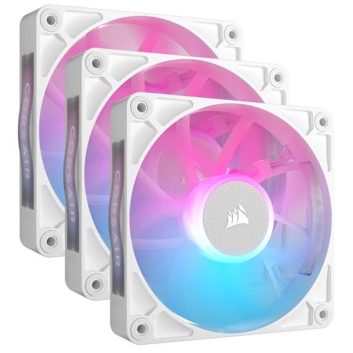 [CORSAIR_CO-9051022-WW] VENTILADOR P/GABINETE CORSAIR (CO-9051022-WW) ICUE LINK RX120 RGB,3 FAN,120MM,BLANCO