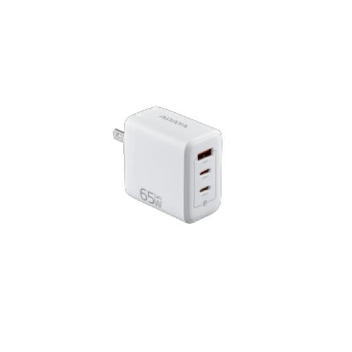 [ADATA_CHARGERU-0653-QCPDWH] ADATA CARGADOR DE PARED ADATA USB 65W,USB-C BLANCO CHARGERU-0653-QCPDWH