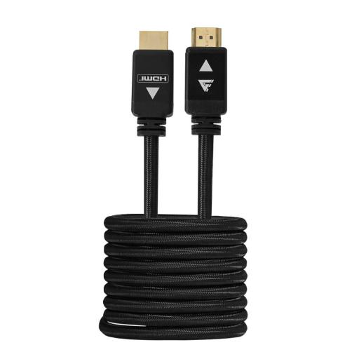 [GAMEFACTOR_HTH400] Game Factor CABLE GAME FACTOR HDMI MACHO A HDMI MACHO 8K 2 MTS CHAPA DE ORO 24K (HTH400)