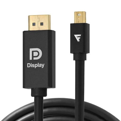 [GAMEFACTOR_MDTD400] Game Factor CABLE GAME FACTOR MINI DISPLAY PORT A DISPLAY PORT 4K 2 MTS CH. ORO 24K (MDTD400)