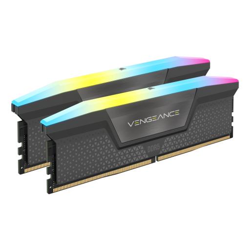 [CORSAIR_CMH32GX5M2B6000Z30K] MEMORIA DIMM DDR5 CORSAIR (CMH32GX5M2B6000Z30K) 32GB,6000MHZ,(2X16GB) VENGEANCE RGB,NEGRO,CL30-76