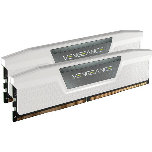 [CORSAIR_CMK32GX5M2E6000C36W] MEMORIA DIMM DDR5 CORSAIR (CMK32GX5M2E6000C36W) 32GB 6000MHZ (2X16GB) VENGEANCE BLANCO, CL36-96