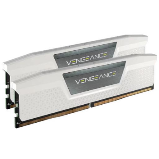 [CORSAIR_CMK32GX5M2B6400C32W] MEMORIA DIMM DDR5 CORSAIR (CMK32GX5M2B6400C32W) 32GB 6400MHZ (2X16GB) VENGEANCE,BLANCO CL32-84