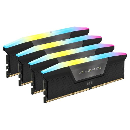 [CORSAIR_CMH128GX5M4B5600C40] MEMORIA DIMM DDR5 CORSAIR (CMH128GX5M4B5600C40) 128GB 5600MHZ (4X32GB) VENGEANCE RGB,NEGRO CL40-77