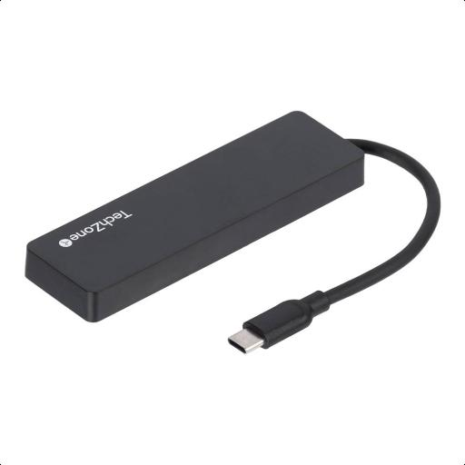 [TECHZONE_TZACHB01] TechZone CONNECT HUB 4 EN 1 USB 3.0  TIP O C