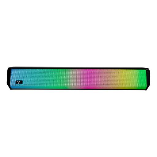 [VORAGO_BSP-320] Vorago BOCINA VORAGO BLUETOOTH 5Wx2 3.5 MM USB ILUMINACIÓN RGB NEGRO (BSP-320)