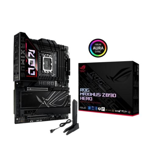 [ASUS_ROG MAXIMUS Z890 HERO] Tarjeta madre ASUS ROG MAXIMUS Z890 HERO Intel S-1851 192GB ATX WiFi 7