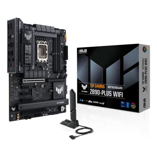 [ASUS_TUF GAMING Z890-PLUS WIFI] Tarjeta madre ASUS TUF GAMING Z890-PLUS WIFI Intel S-1851 ATX 192GB