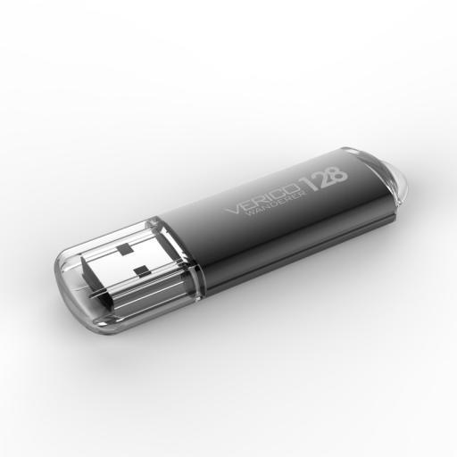 [VERICO_1UDOV-M4BK83-NN] MEMORIA USB VERICO (1UDOV-M4BK83-NN) 8GB WANDERERVM04L, METALICO NEGRO, USB2.0
