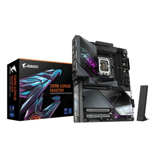 [GIGABYTE_Z890 AORUS MASTER] MOTHERBOARD GIGABYTE (Z890 AORUS MASTER) SOCKET 181, 4*DDR5 9500MHZ, ATX, WIFI7/BT