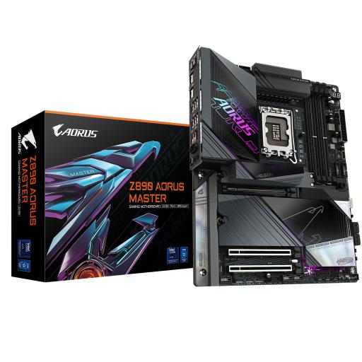 [GIGABYTE_Z890 AORUS MASTER] MOTHERBOARD GIGABYTE (Z890 AORUS MASTER) SOCKET 181, 4*DDR5 9500MHZ, ATX, WIFI7/BT