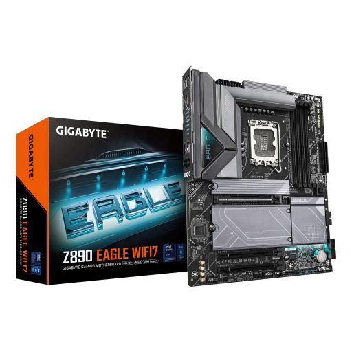 [GIGABYTE_Z890 EAGLE WIFI7] MOTHERBOARD GIGABYTE (Z890 EAGLE WIFI7) SOCKET 1851, 4*DDR5 8800 MHZ, DP, ATX, WIFI7/BT