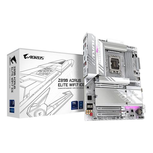 [GIGABYTE_Z890 A ELITE WF7 ICE] MOTHERBOARD GIGABYTE (Z890 A ELITE WF7 ICE) SOCKET 1851, 4*DDR5 8800MHZ, DP, ATX, WIFI7/BT