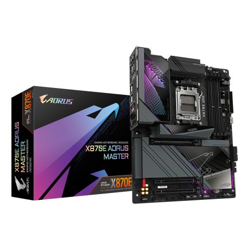 [GIGABYTE_X870E AORUS MASTER] MOTHERBOARD GIGABYTE (X870E AORUS MASTER) SOCKET AM5,4*DDR5 8600MHZ, HDMI, ATX, WIFI7/BT