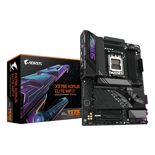 [GIGABYTE_X870E A ELITE WIFI7] MOTHERBOARD GIGABYTE (X870E A ELITE WIFI7) SOCKET AM5, 4*DDR5 8000 MHZ, HDMI, ATX, WIFI7/BT