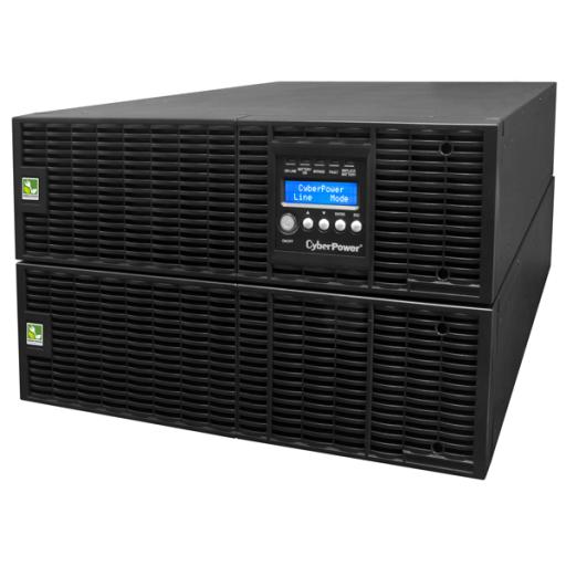 [CYBERPOWER_OL10000RT3U] CyberPower UPS de 10000 VA/9000 W, Online Doble Conversión, 200 - 240 Vac de Entrada, 200 - 240 Vac de Salida, Terminal Hardwired, Onda Senoidal Pura, Torre o Rack de 6 UR, Con 3 Tomas NEMA L6-30R