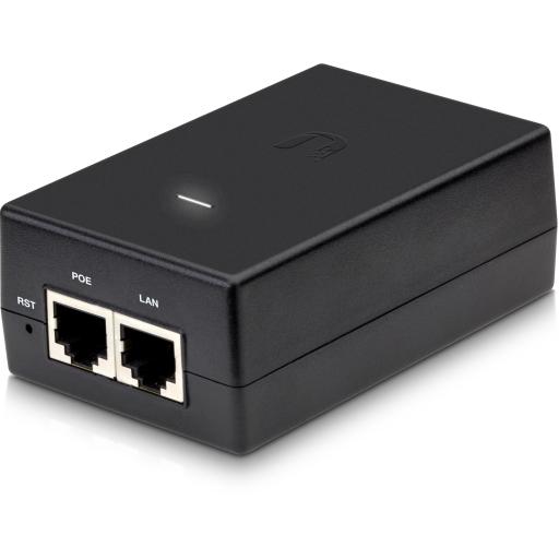 [UBIQUITINETWORKS_POE-24-24W-G] Ubiquiti Networks Adaptador PoE Ubiquiti de 24 VDC, 1.0 A con puerto Gigabit