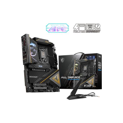 [MSI_MEG Z890 ACE] MOTHERBOARD MSI (MEG Z890 ACE) SOCKET 1851, 4*DDR5 9200, HDMI, 2*THUNDEBOLT, 5*M.2, ATX