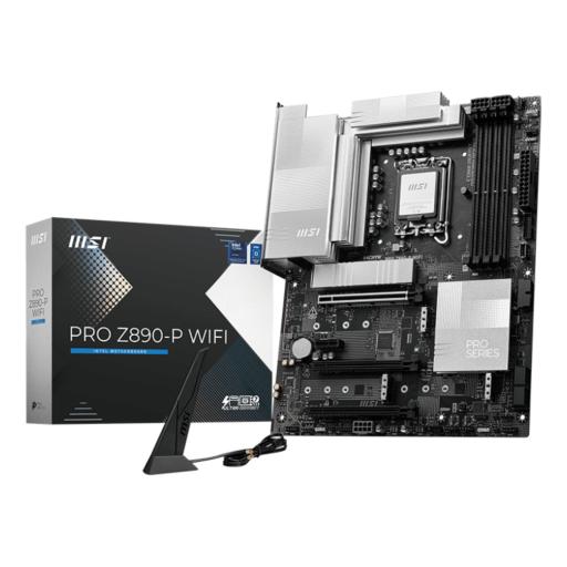 [MSI_PRO Z890-P WIFI] MOTHERBOARD MSI (PRO Z890-P WIFI) SOCKET 1851, 4*DDR5 9200, HDMI, DP, THUNDEBOLT, 4*M.2, ATX