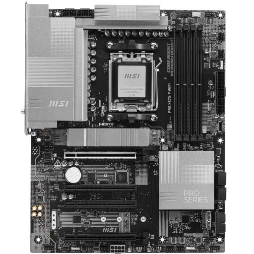 [MSI_PRO X870-P WIFI] MOTHERBOARD MSI (PRO X870-P WIFI) SOCKET AM5, 4*DDR5 8200, HDMI, 3*M.2, ATX