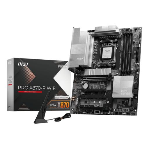 [MSI_PRO X870-P WIFI] MOTHERBOARD MSI (PRO X870-P WIFI) SOCKET AM5, 4*DDR5 8200, HDMI, 3*M.2, ATX