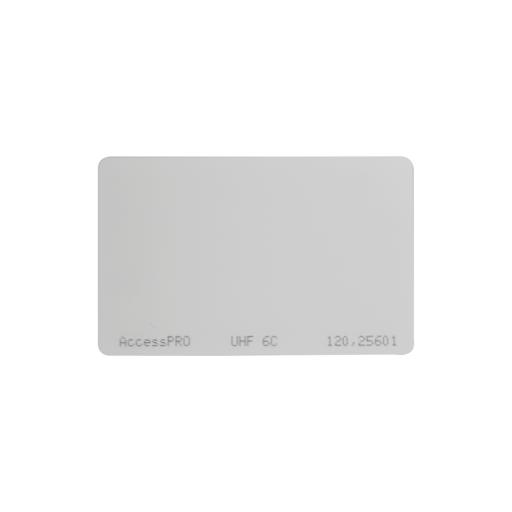 [ACCESSPRO_ACCESS-CARD-EPC] AccessPRO Tag UHF tipo Tarjeta para lectoras de largo alcance 900 MHZ / EPC GEN 2 / ISO 18000 6C / No imprimible / NO incluye porta tarjeta